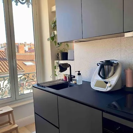 Apartmán Le Pasteur -55m²- 2 Pieces Decoration D'architecte *